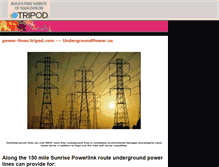 Tablet Screenshot of power-lines.tripod.com