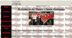 Desktop Screenshot of masonsapron.tripod.com