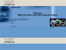 Tablet Screenshot of freeenglishsongs.tripod.com