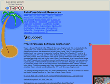 Tablet Screenshot of palmcoasthistoricresources.tripod.com