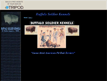 Tablet Screenshot of buffalo-soldier-kennels.tripod.com