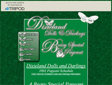 Tablet Screenshot of bearydixieland.tripod.com