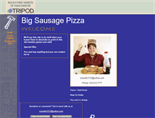 Tablet Screenshot of bigsausagepizza.tripod.com