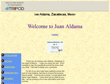 Tablet Screenshot of juanaldamazac.tripod.com