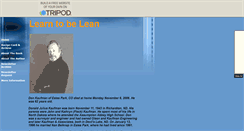 Desktop Screenshot of learntobelean.tripod.com