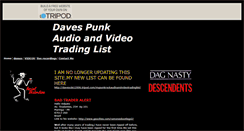 Desktop Screenshot of davescds12006.tripod.com