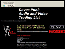 Tablet Screenshot of davescds12006.tripod.com