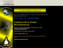 Tablet Screenshot of calebworld.tripod.com