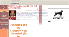 Desktop Screenshot of lifescienceclasses.tripod.com