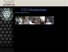 Tablet Screenshot of chuckgproductions.tripod.com