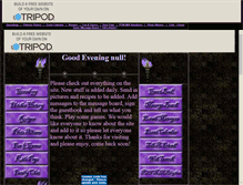 Tablet Screenshot of fletcherfamilysite.tripod.com