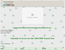 Tablet Screenshot of camdencatholicsoccer.tripod.com