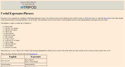 Desktop Screenshot of esperantophrases.tripod.com