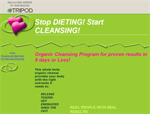 Tablet Screenshot of evercleanse.tripod.com