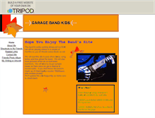 Tablet Screenshot of garagebandkid.tripod.com