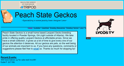 Desktop Screenshot of peachstategeckos.tripod.com