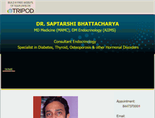 Tablet Screenshot of drsaptarshi.tripod.com