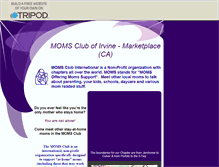 Tablet Screenshot of momsclubmarketplace.tripod.com