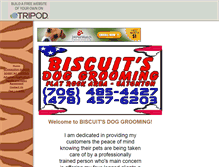 Tablet Screenshot of biscuitsgrooming.tripod.com