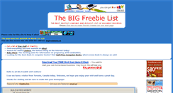 Desktop Screenshot of bigfreebielist.tripod.com