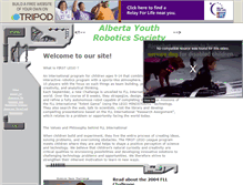Tablet Screenshot of abyouthrobotics.tripod.com