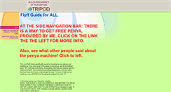 Desktop Screenshot of flyffguide.tripod.com