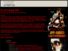 Tablet Screenshot of evildeadd6.tripod.com