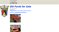Desktop Screenshot of oldfordsforsale.tripod.com