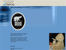 Tablet Screenshot of bear-academy.tripod.com