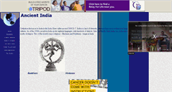 Desktop Screenshot of ancient-india.tripod.com