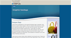 Desktop Screenshot of delightfulhandbags.tripod.com
