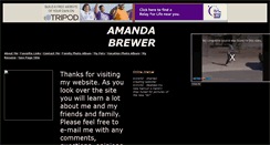 Desktop Screenshot of amandabrewer.tripod.com