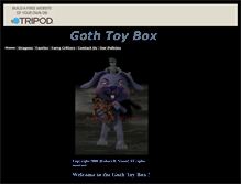 Tablet Screenshot of gothtoybox.tripod.com