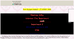 Desktop Screenshot of bloomingvalleyvfd.tripod.com