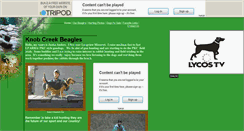 Desktop Screenshot of knobcreekbeagles.tripod.com