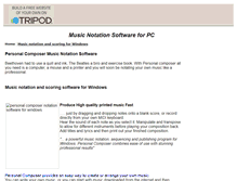 Tablet Screenshot of personalcomoser.tripod.com