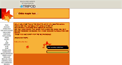 Desktop Screenshot of mapleorbishax.tripod.com