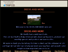 Tablet Screenshot of decksandmore.tripod.com