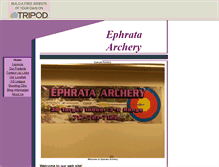 Tablet Screenshot of ephrataarchery.tripod.com