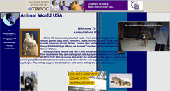 Desktop Screenshot of animalworldusa.tripod.com