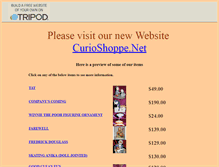 Tablet Screenshot of curioshoppe0.tripod.com