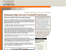 Tablet Screenshot of footballpicks2001.tripod.com