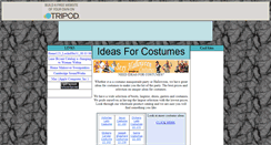 Desktop Screenshot of ideasforcostumes.tripod.com