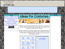 Tablet Screenshot of ideasforcostumes.tripod.com