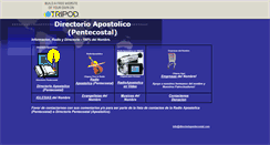 Desktop Screenshot of directorioapostolico.tripod.com