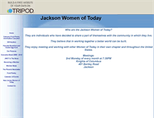 Tablet Screenshot of jacksonwomen.tripod.com