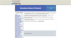 Desktop Screenshot of broadwayarticles.tripod.com