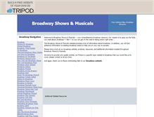 Tablet Screenshot of broadwayarticles.tripod.com
