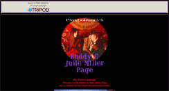 Desktop Screenshot of buddyandjuliemiller.tripod.com
