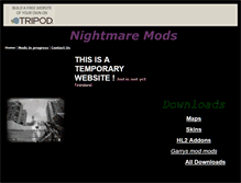 Tablet Screenshot of nightmaremods.tripod.com
